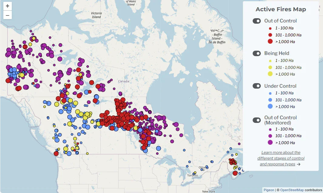 Canada Wildfire Outlook – August 18, 2025