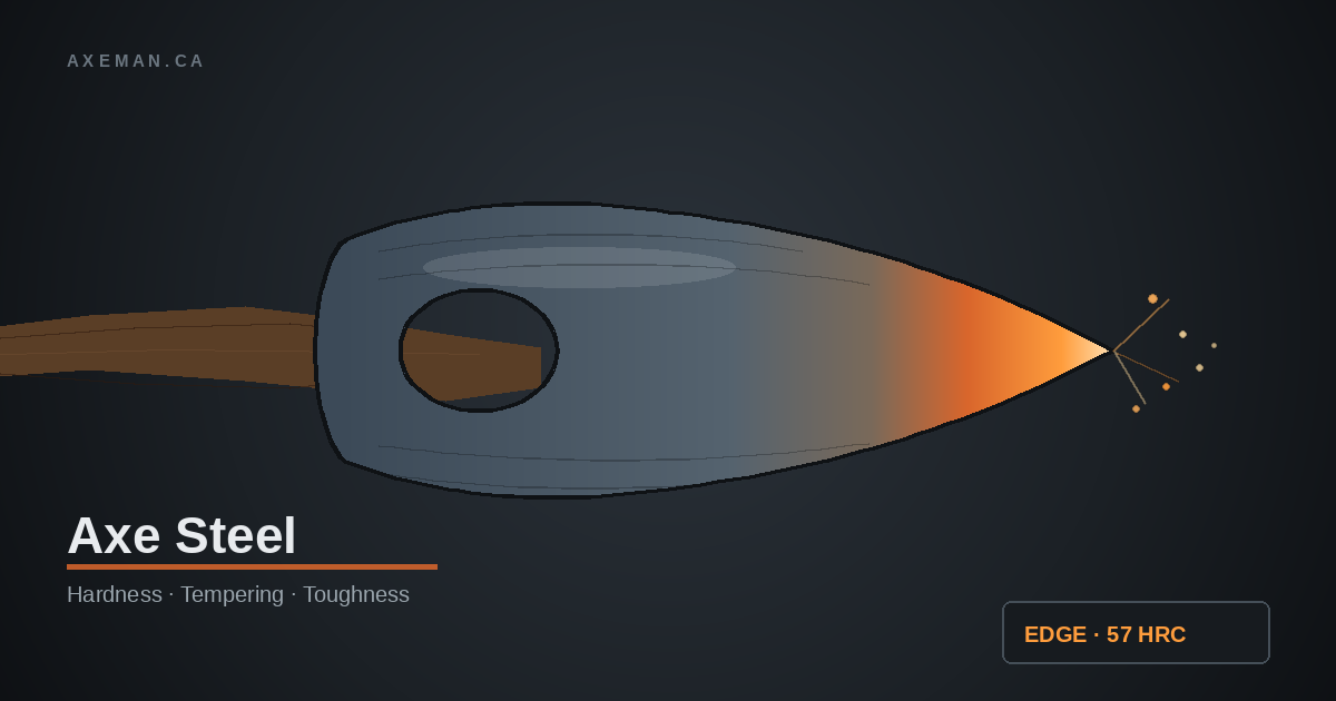 The Complete Guide to Axe Steel: Hardness, Tempering & More