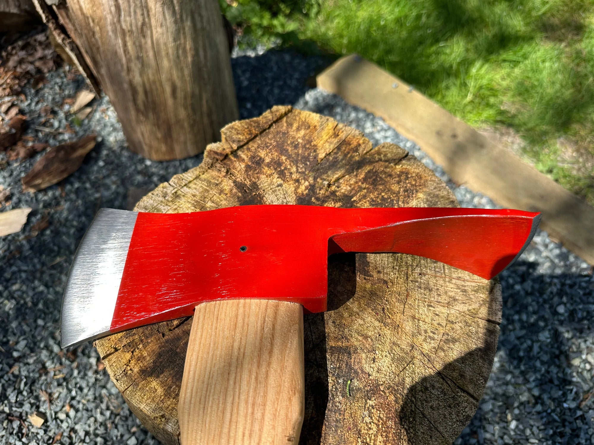 Firefighters Axes and Tools