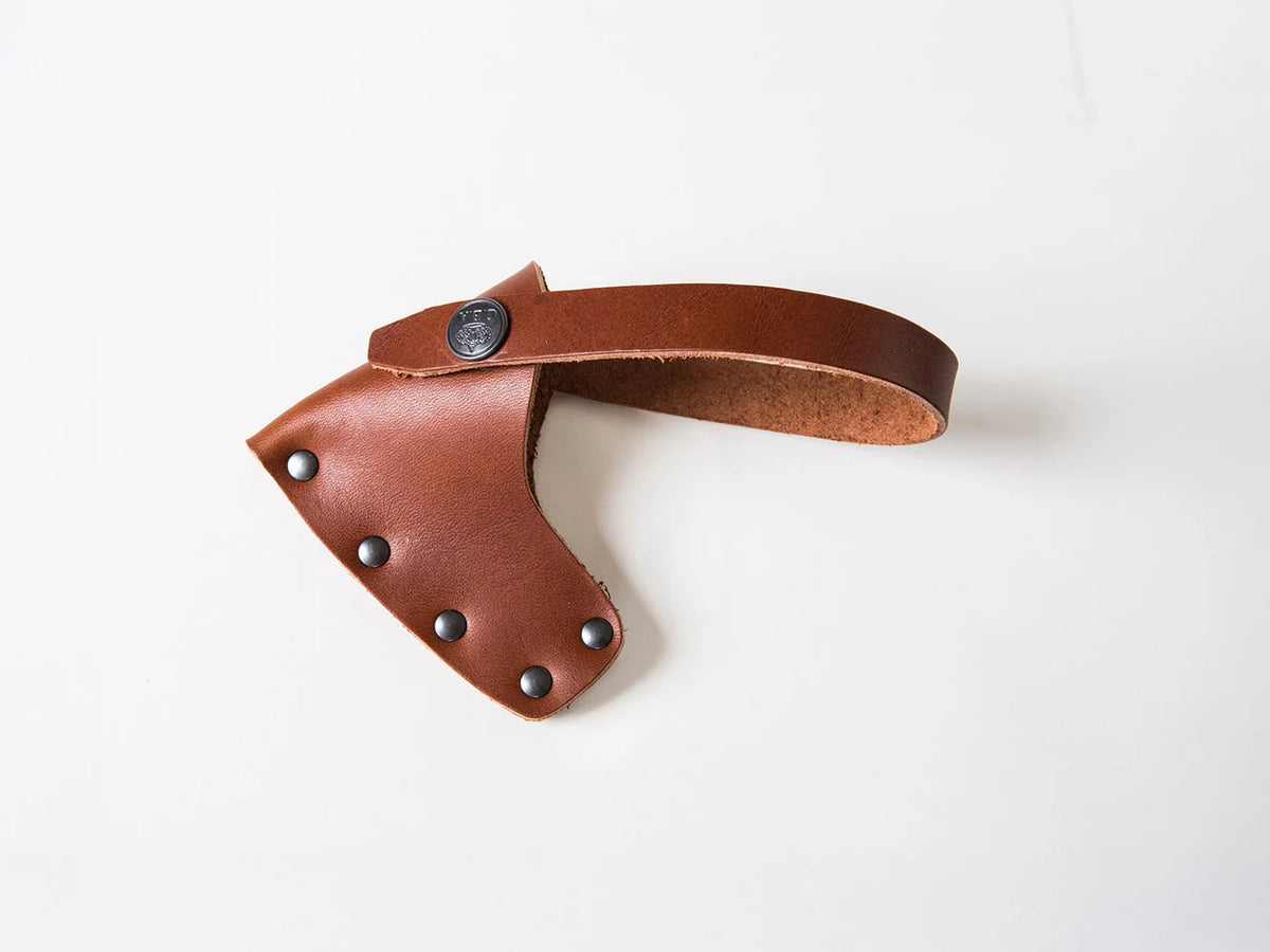 Leather Sheath, Gränsfors Splitting Hatchet and Small Splitting Axe