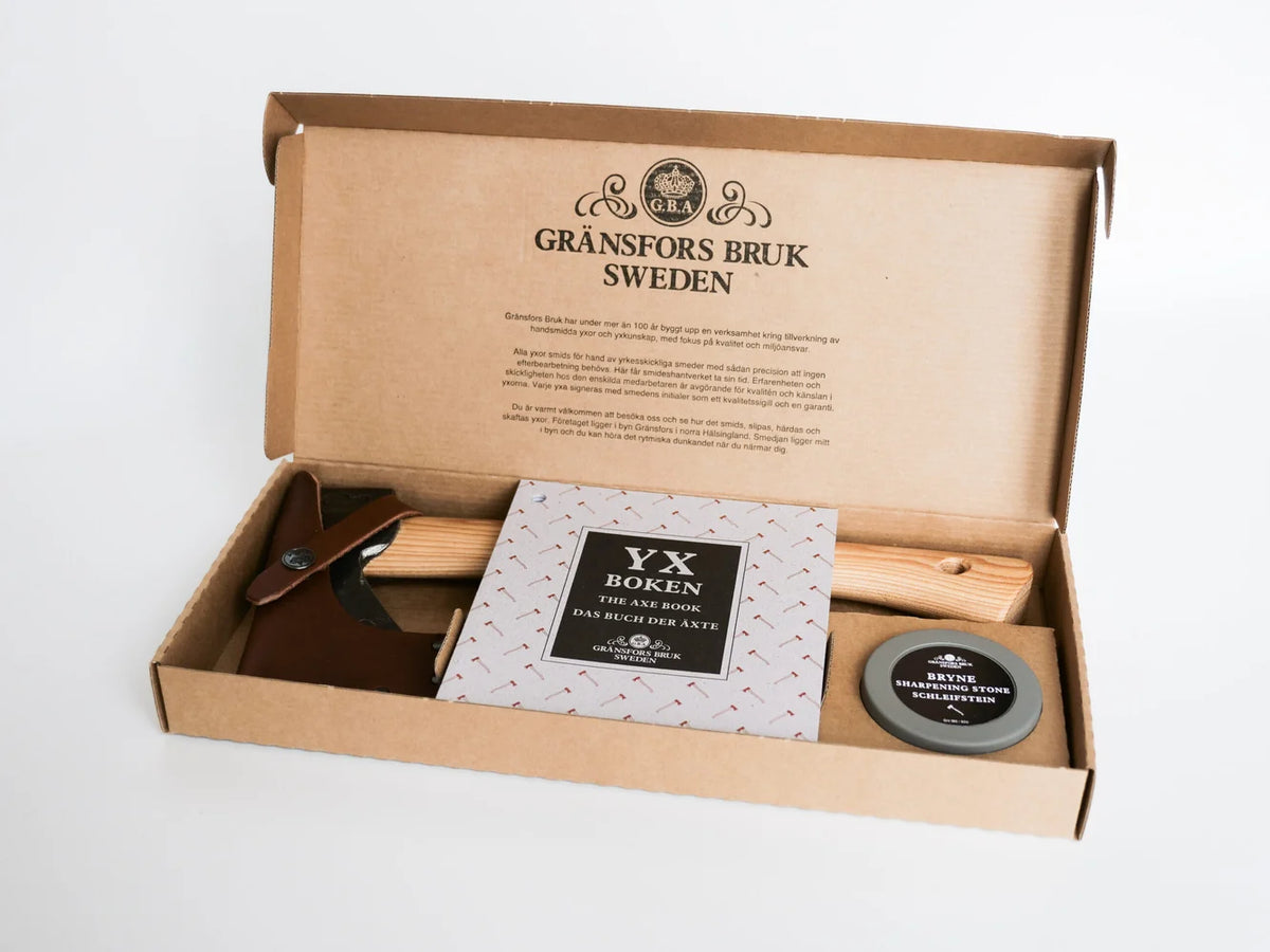 Wildlife Hatchet and Sharpening Stone in Gift Box
