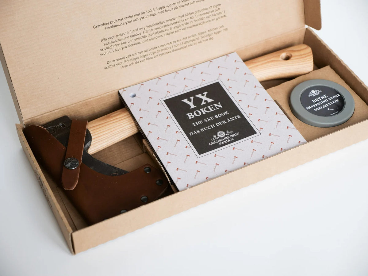 Wildlife Hatchet and Sharpening Stone in Gift Box