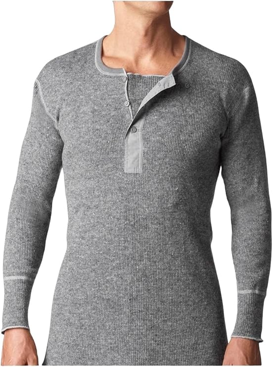 Heritage Heavy Weight Wool Henley 1328 - Axeman.ca