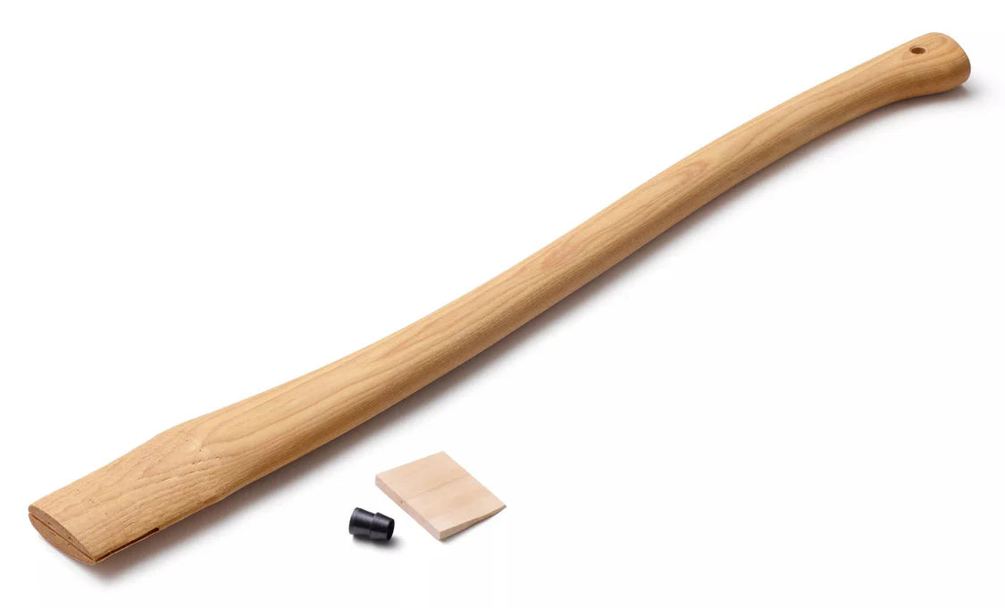 Axe Shaft Curved With Wooden Wedge—Spare Handle YSS 650-50x20