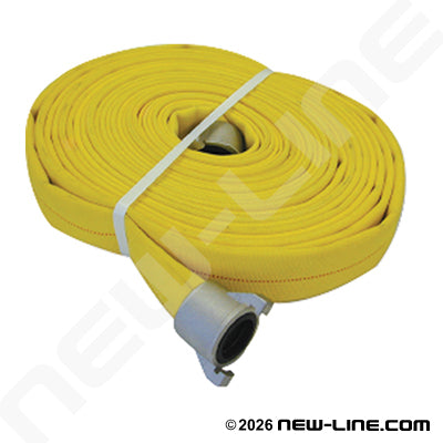 1-1/2" X 50FT YELLOW SINGLE JACKET BRIGADE w/INST FORESTRY