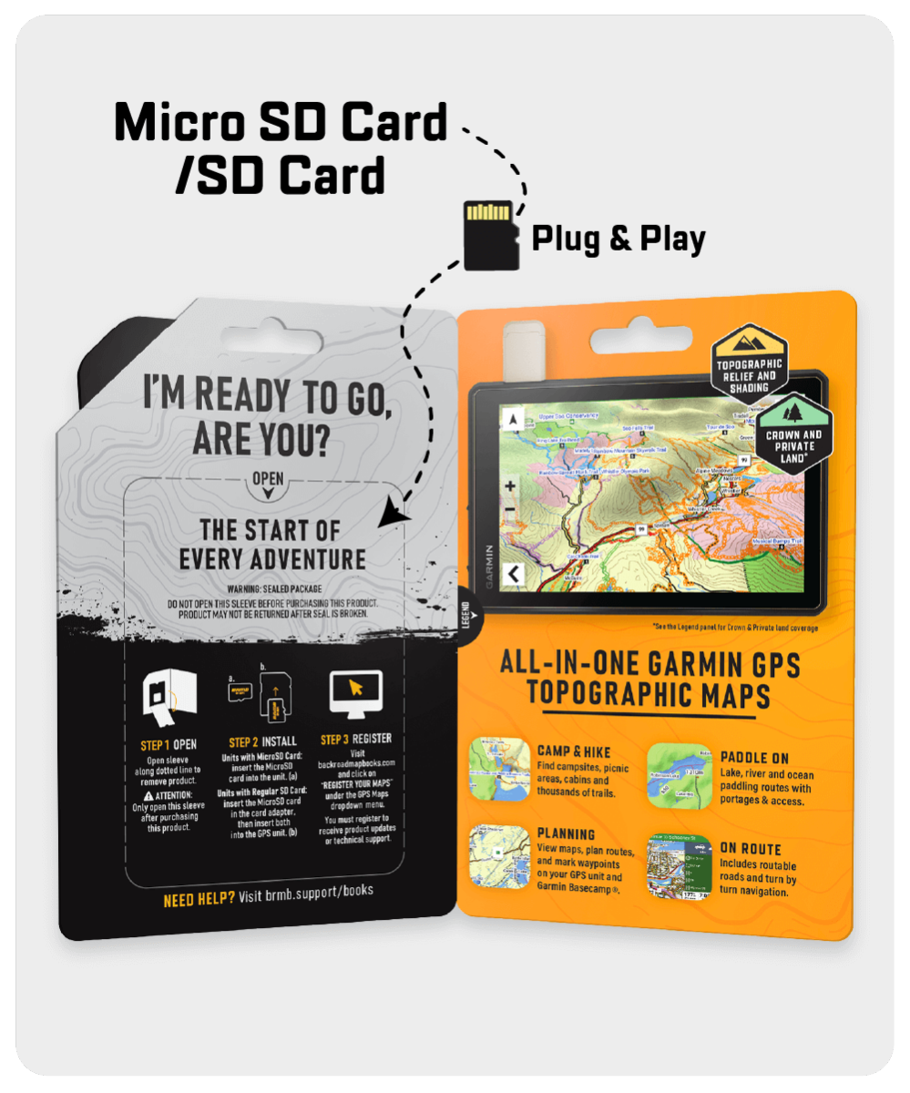 Cartes GPS de l'Alberta