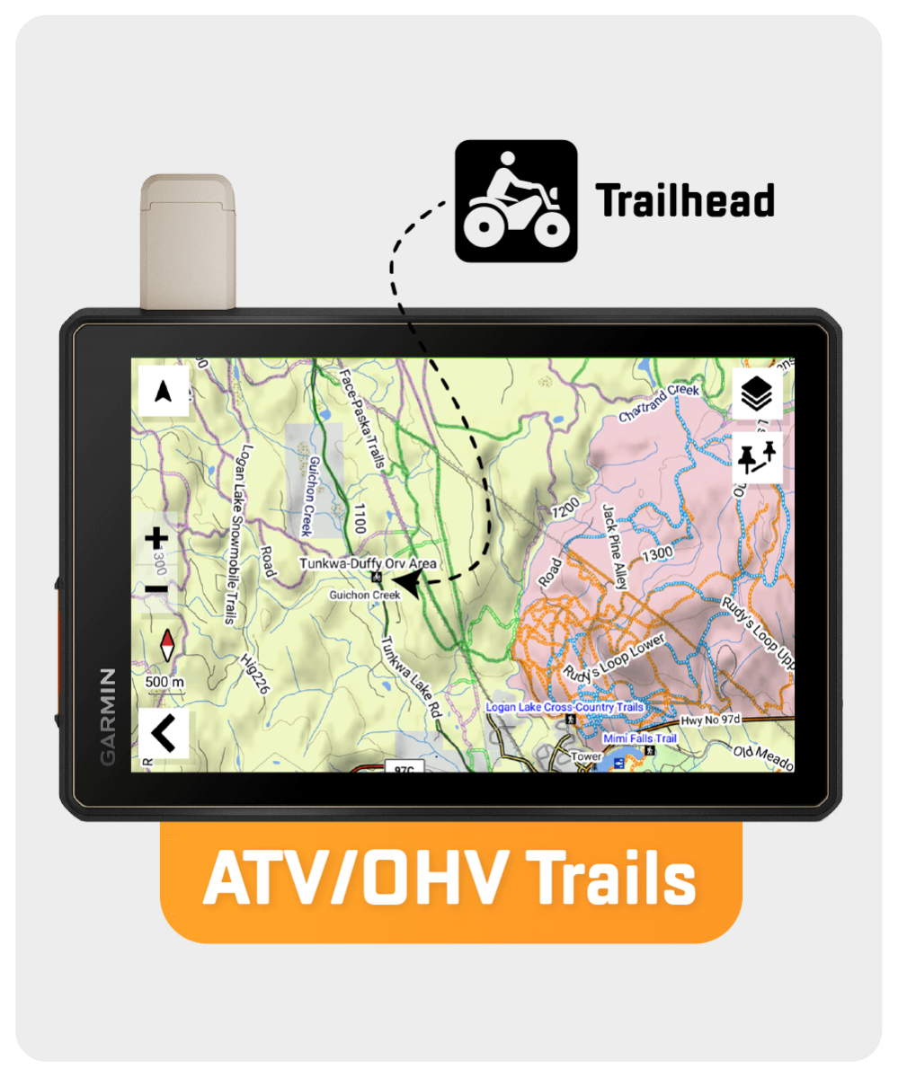 British Columbia & Alberta GPS Maps