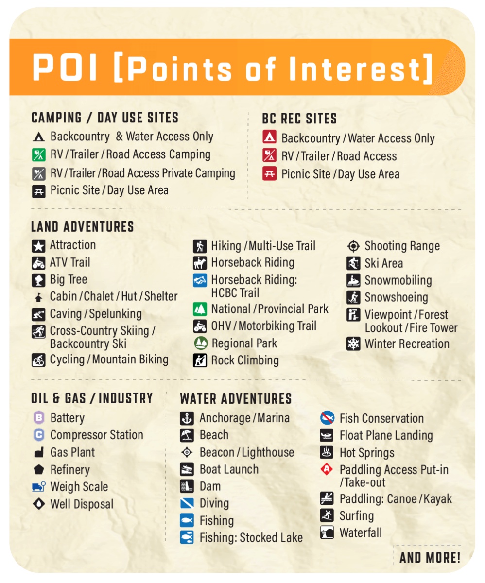 British Columbia GPS Maps