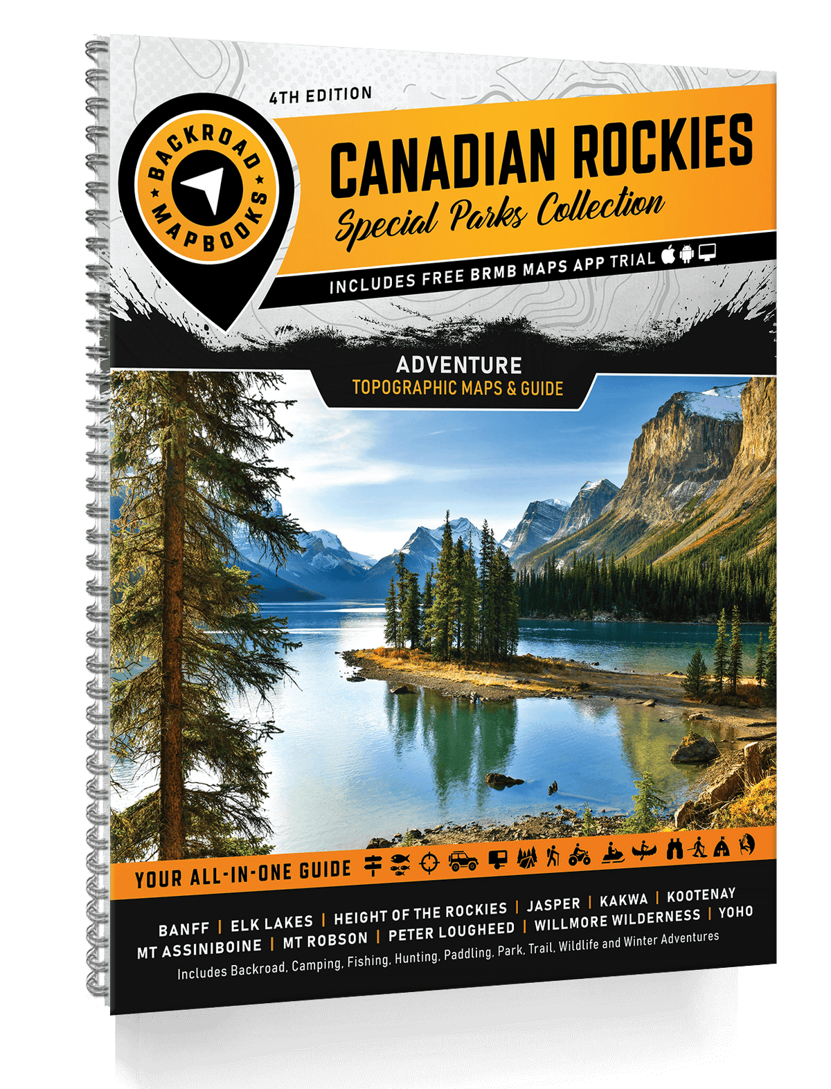 Canadian Rockies Backroad Mapbook