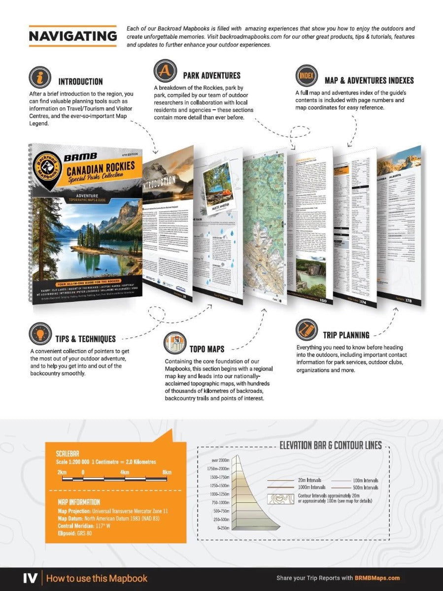 Canadian Rockies Backroad Mapbook – Buy Online | Premium Quality ...