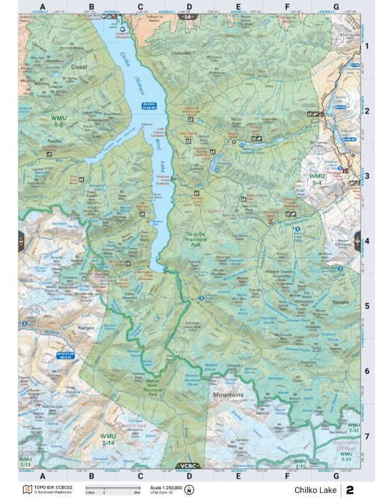 Cariboo Chilcotin Coast BC Backroad Mapbook