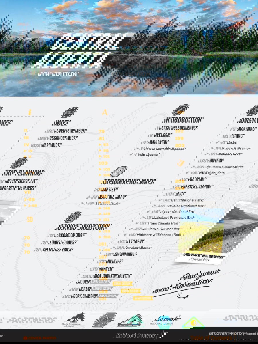 Central Alberta Backroad Mapbook