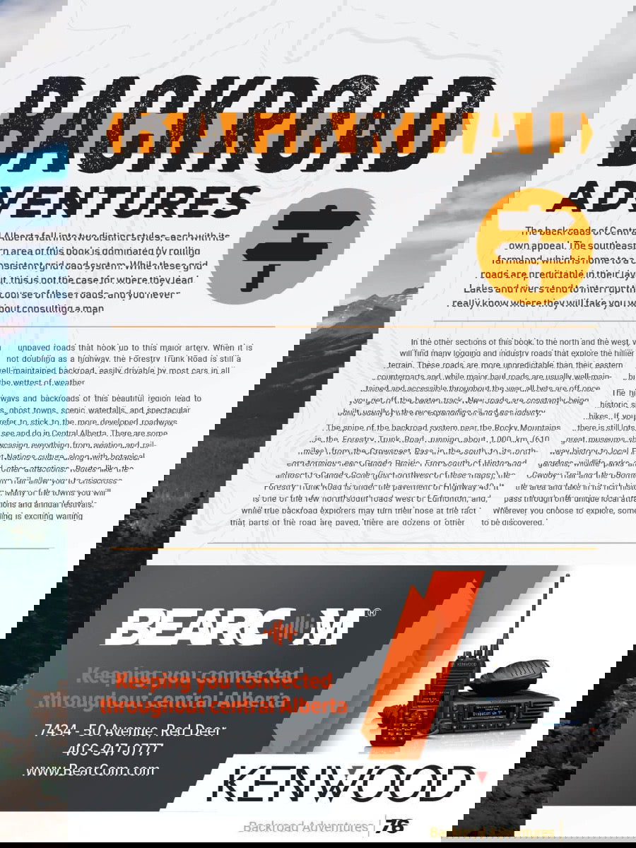 Central Alberta Backroad Mapbook