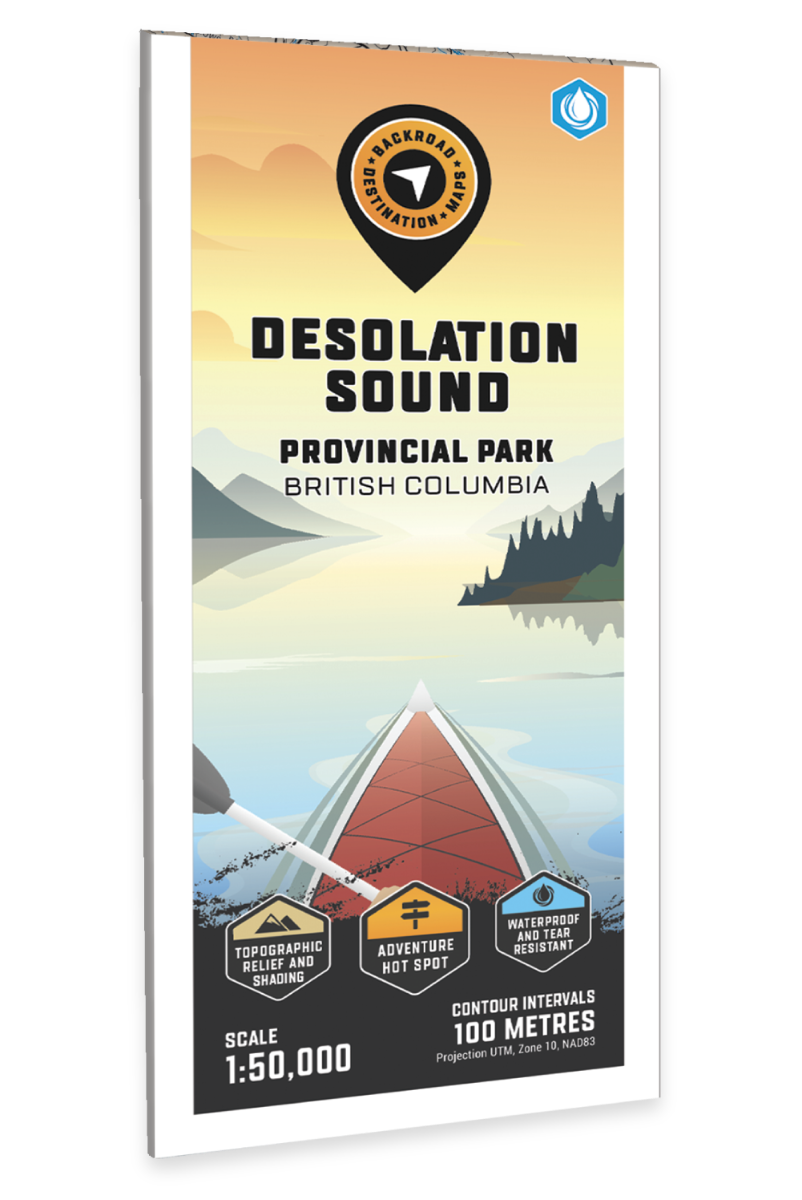 Desolation Sound Provincial Park BC - Destination Map