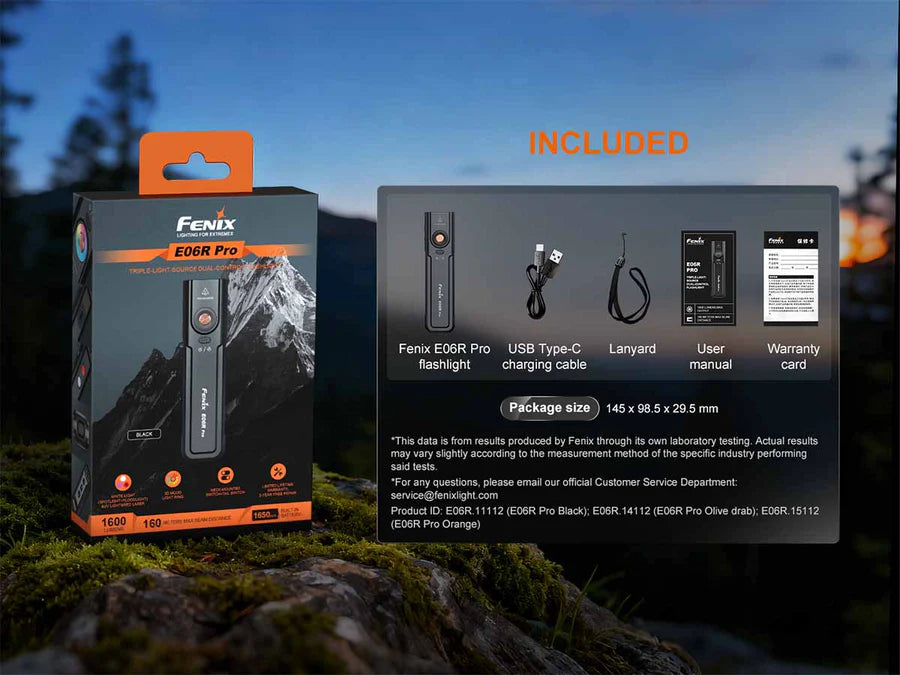 Fenix E06R PRO Flat Flashlight