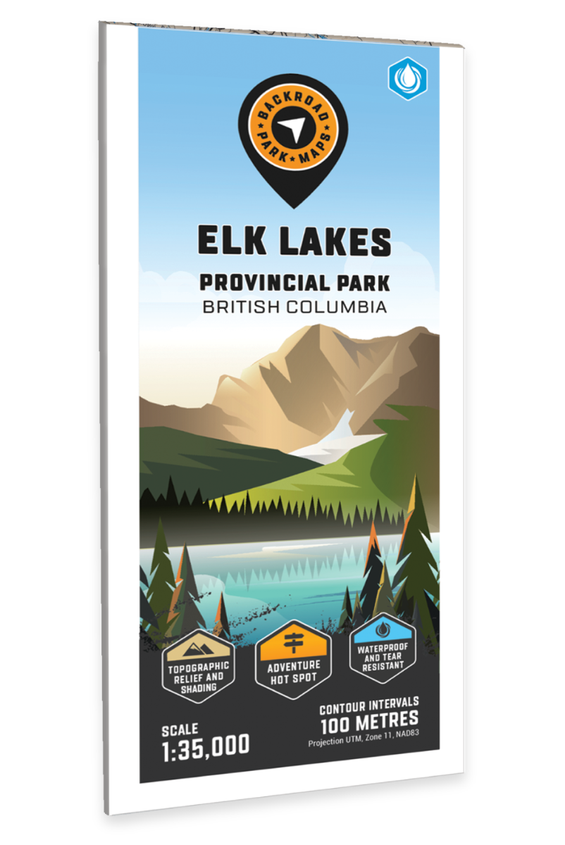 Elk Lakes Provincial Park BC - Park Map