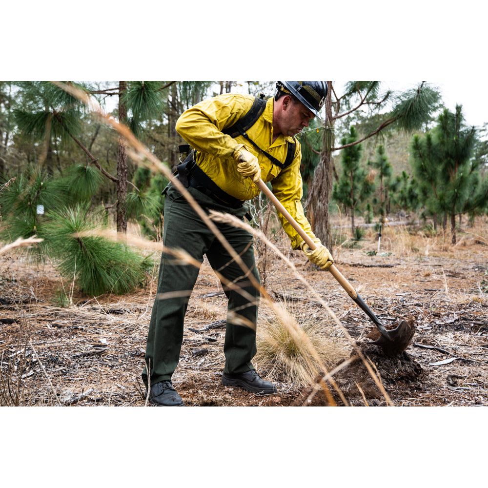 Forest Fire Shovel; Solid Shank and 38 in. Handle