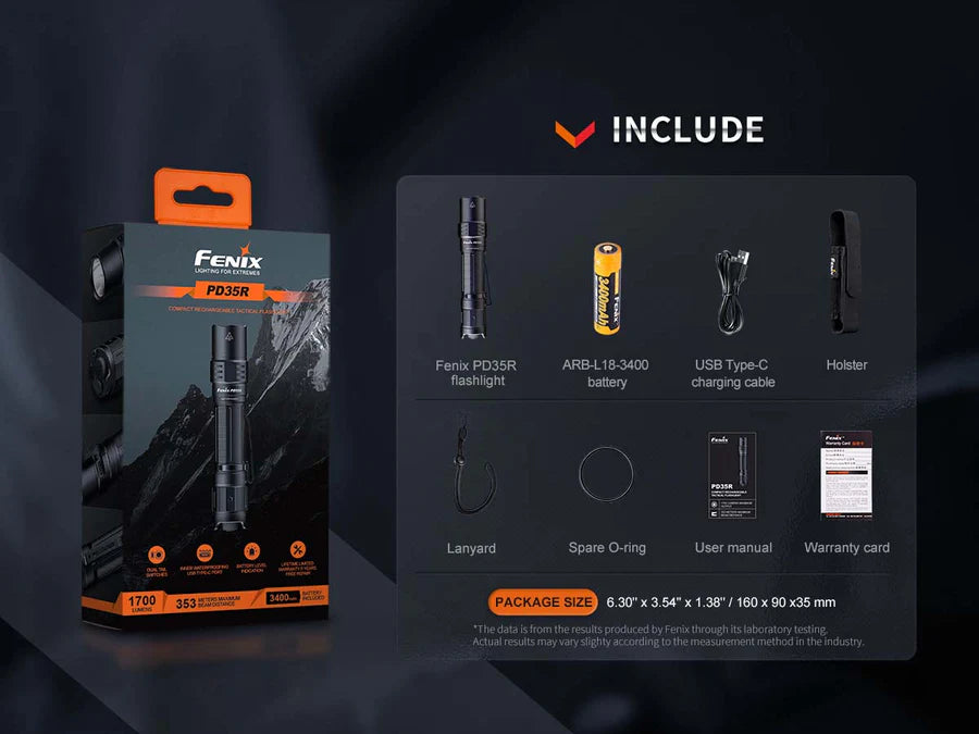 Fenix PD35R Rechargeable Flashlight