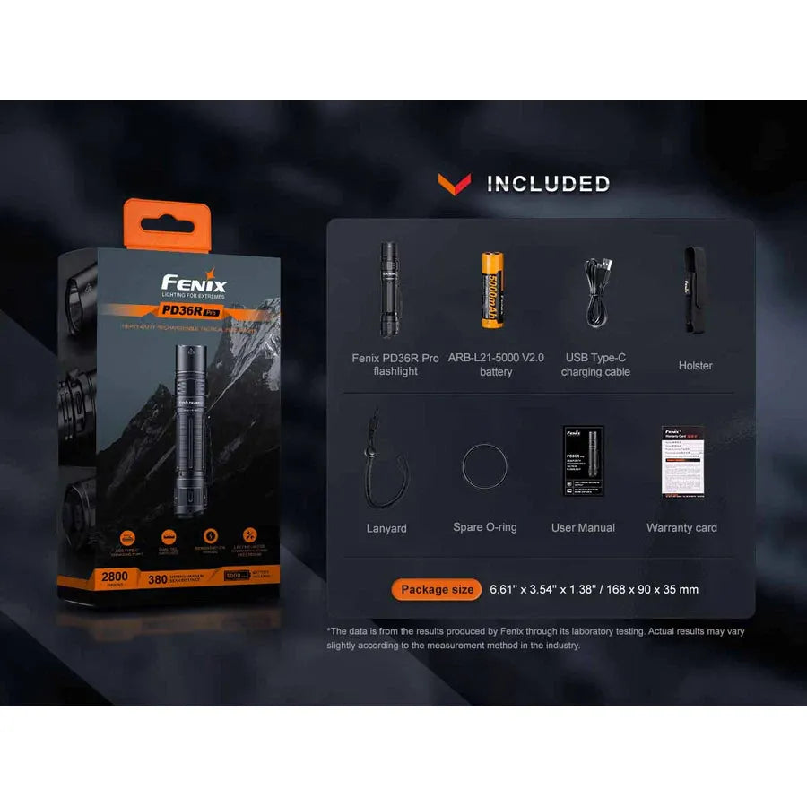 Fenix PD36R PRO Rechargeable Flashlight