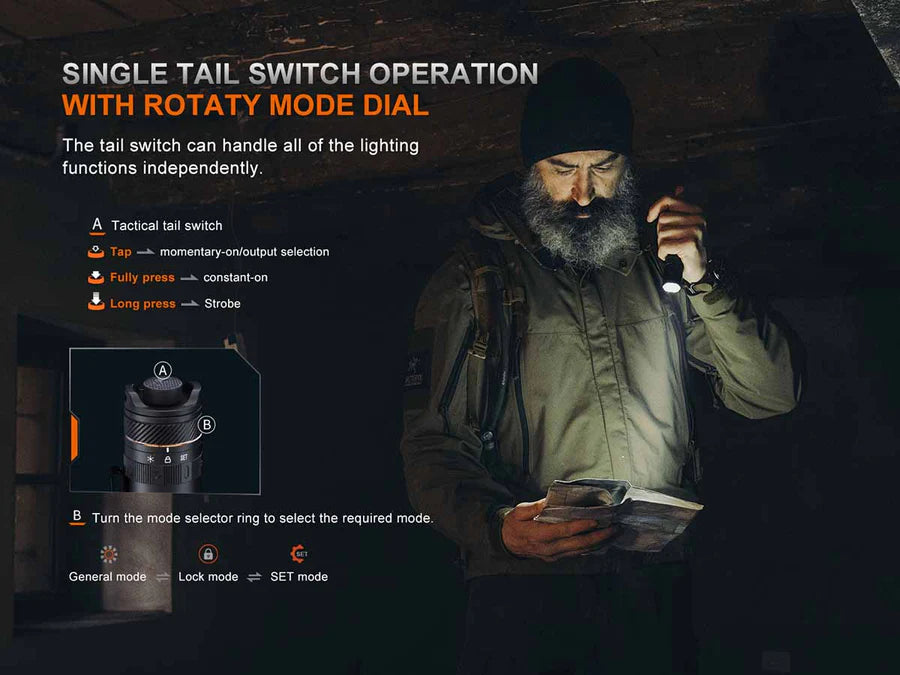 Fenix PD45R ACE Rechargeable LED Flashlight