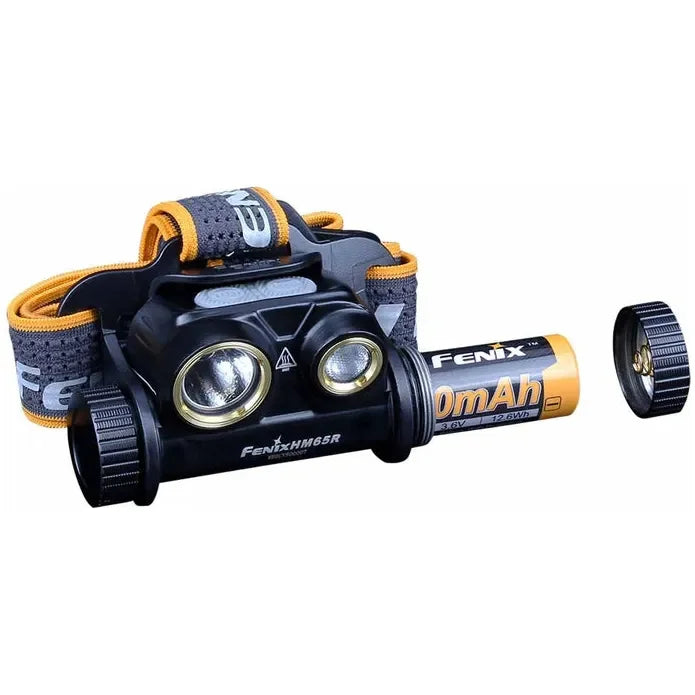 Fenix HM65R Rechargeable LED Headlamp - 1400 Lumens + Free ARB-L18