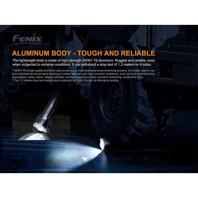 Fenix LR50R Multifunctional LED Search Light - 12000 Lumens