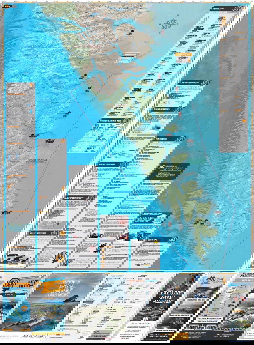 Haida Gwaii BC - Recreation Map