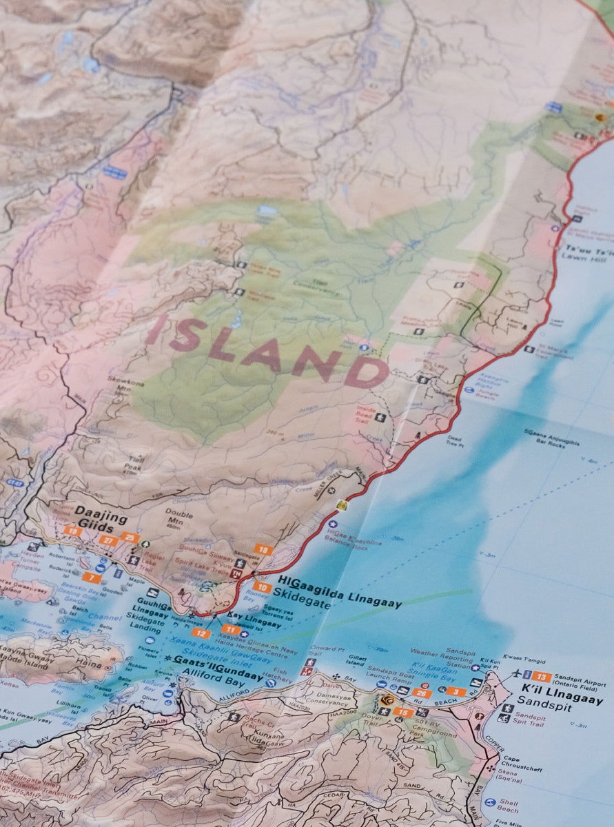 Haida Gwaii BC - Recreation Map