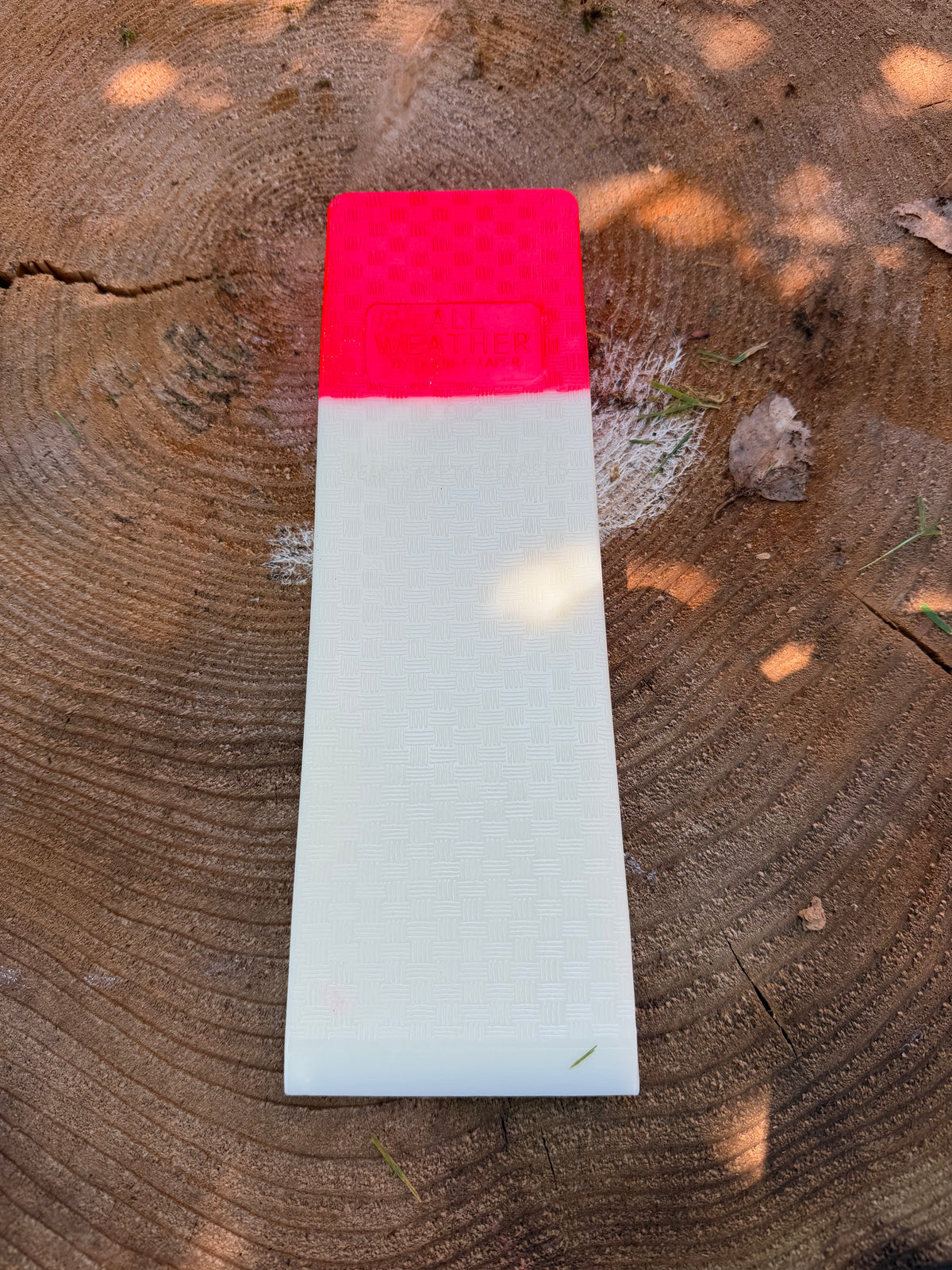 Piller Plastics 10" Double Taper Wedge with High Vis Orange Top