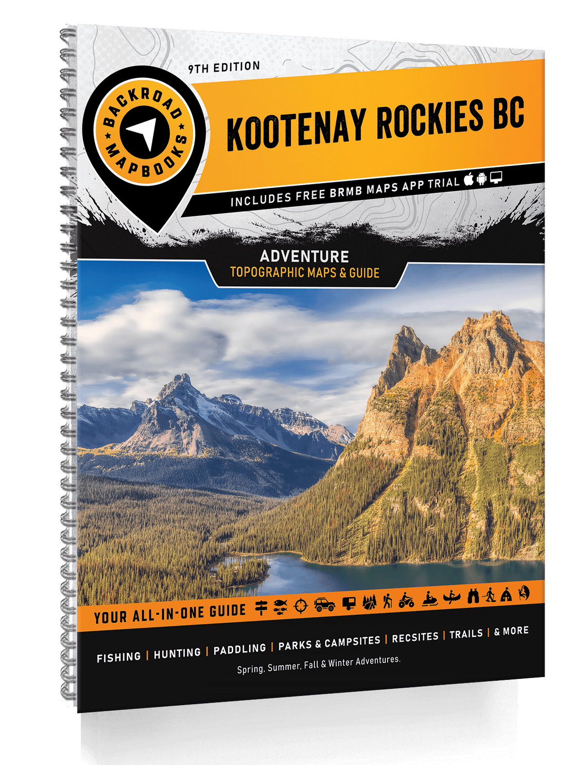 Kootenay Rockies BC Backroad Mapbook