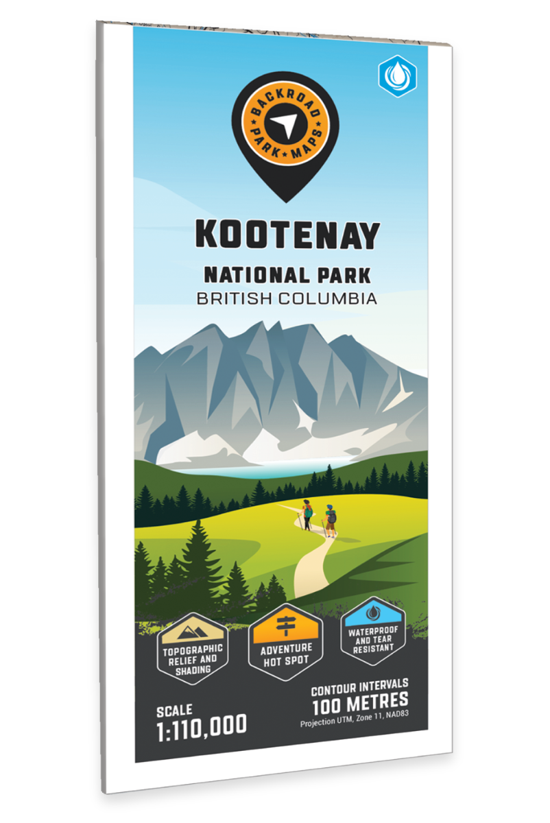 Kootenay National Park BC - Park Map