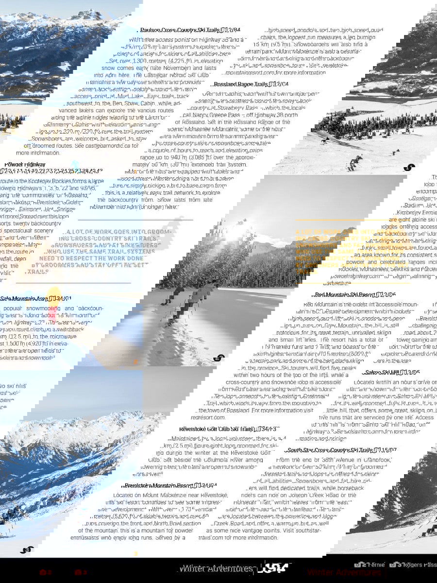 Kootenay Rockies BC Backroad Mapbook