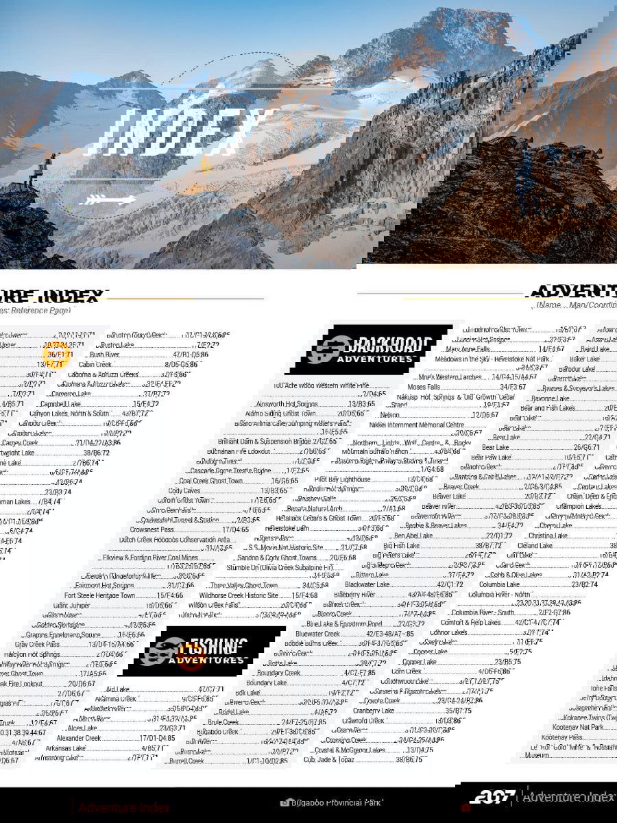 Kootenay Rockies BC Backroad Mapbook