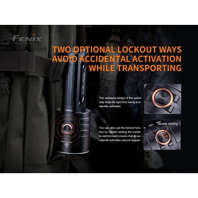 Fenix LR35R Rechargeable LED Flashlight - 10,000 Lumens