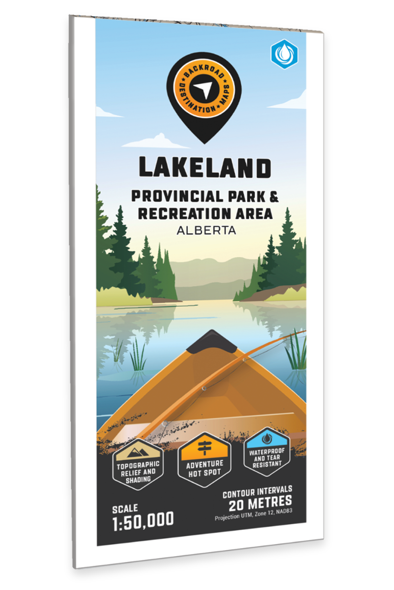 Lakeland Provincial Recreation Area Alberta - Destination Map