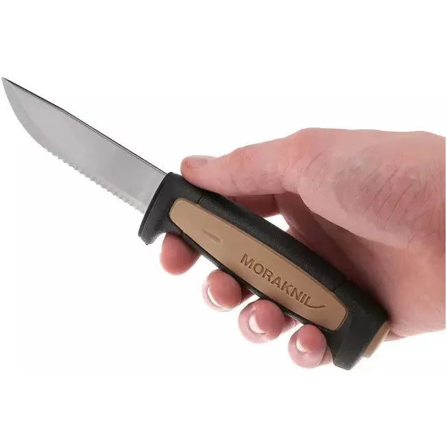 Mora Rope 12245 serrated fixed knife