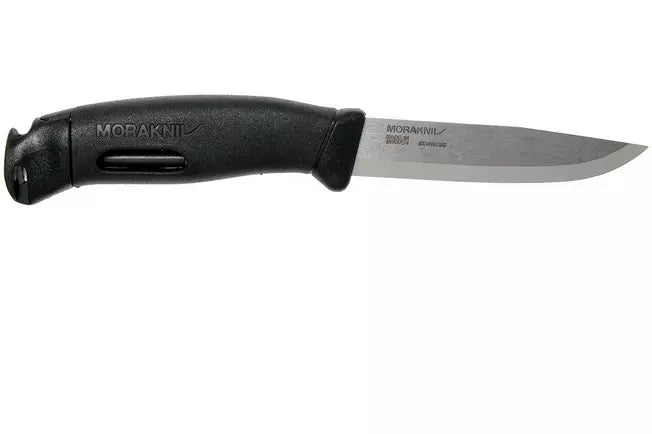 Morakniv Companion Spark 12092 Black, bushcraft knife with firesteel