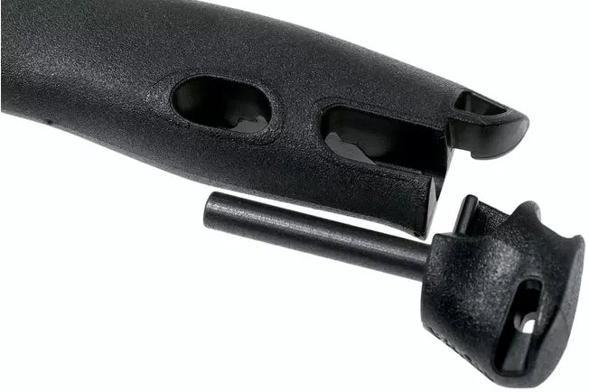 Morakniv Companion Spark 12092 Black, bushcraft knife with firesteel