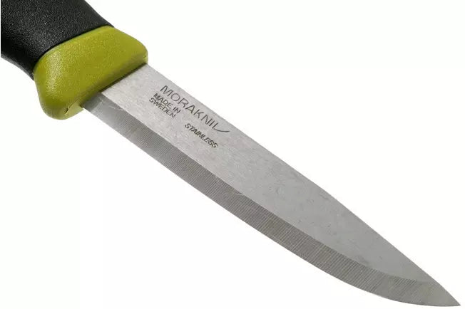 Morakniv Companion Spark 12215 Green, bushcraft knife with firesteel