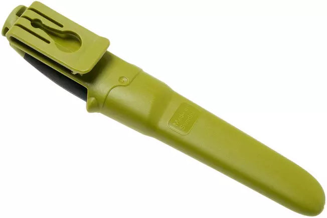 Morakniv Companion Spark 12215 Green, bushcraft knife with firesteel