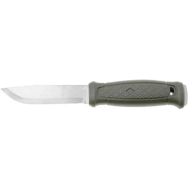 Morakniv Garberg Stainless 14472 Satin 14C28N, Green Polyamide, bushcraft knife