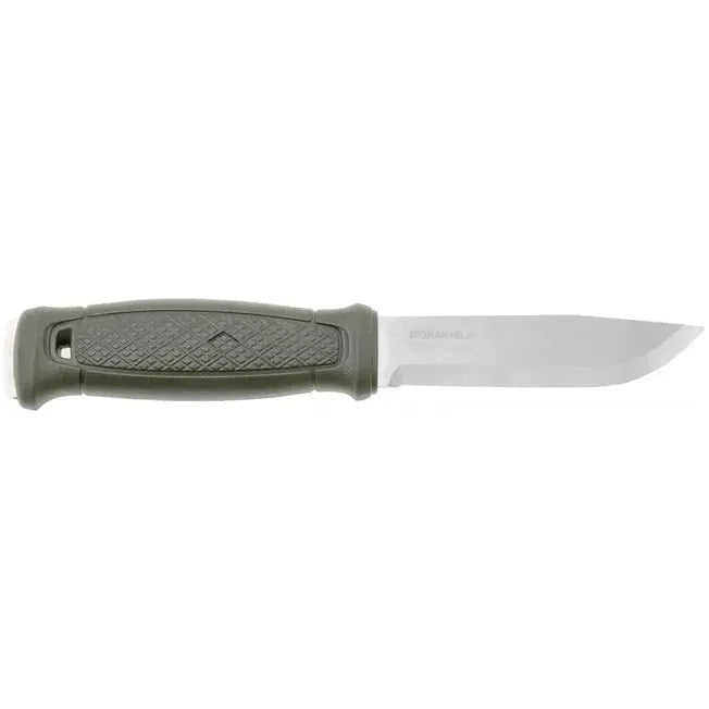 Morakniv Garberg Stainless 14472 Satin 14C28N, Green Polyamide, bushcraft knife