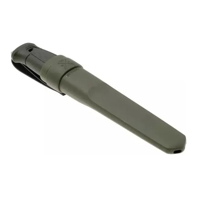 Morakniv Garberg Stainless 14472 Satin 14C28N, Green Polyamide, bushcraft knife