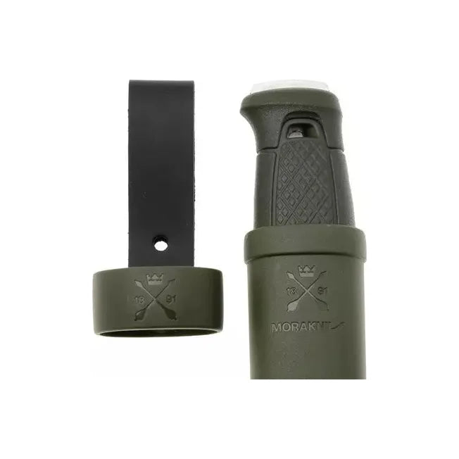 Morakniv Garberg Stainless 14472 Satin 14C28N, Green Polyamide, bushcraft knife