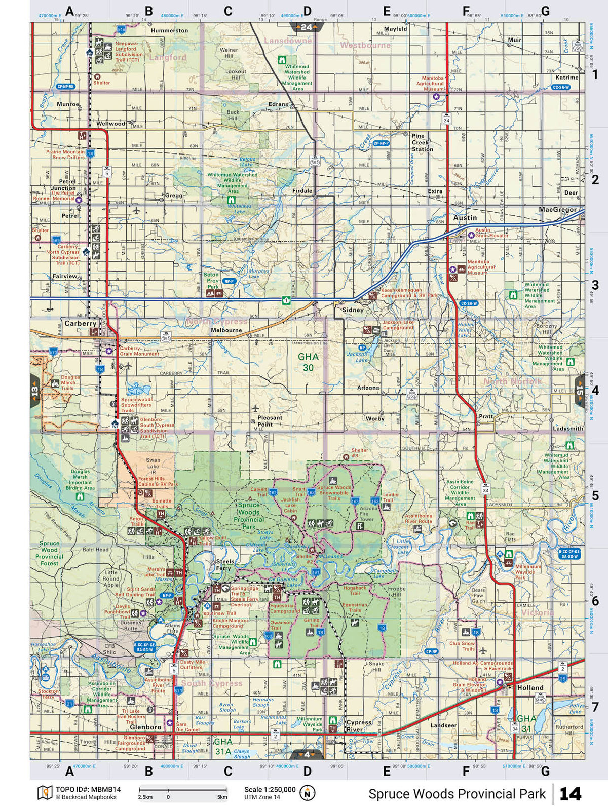 Manitoba Backroad Mapbook