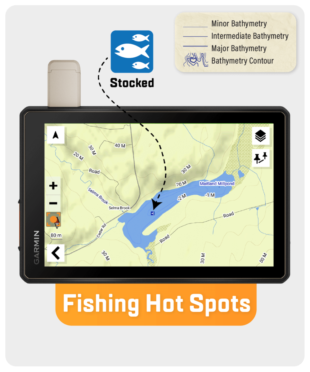 Cartes GPS du Nouveau-Brunswick