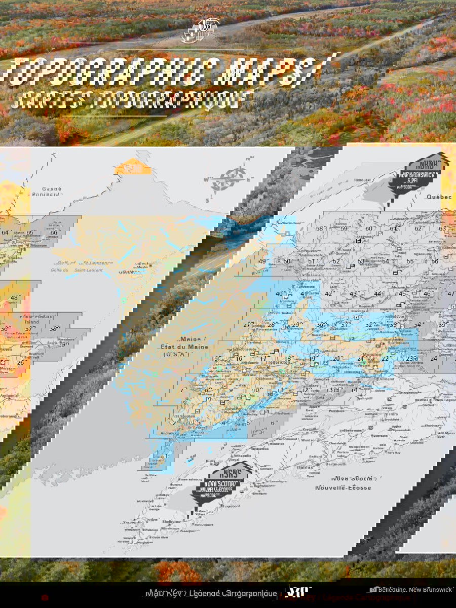 New Brunswick & PEI Backroad Mapbook