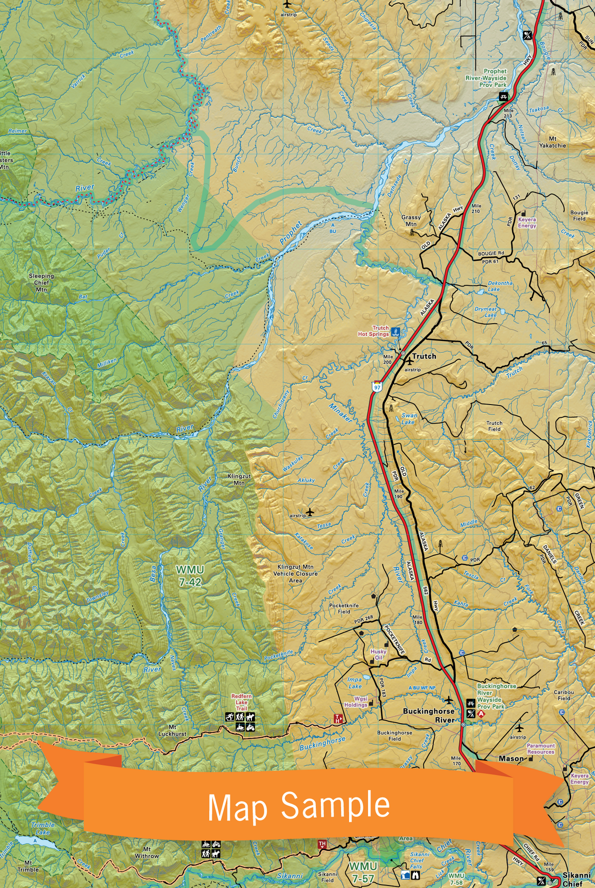 Northeastern BC - Recreation Map