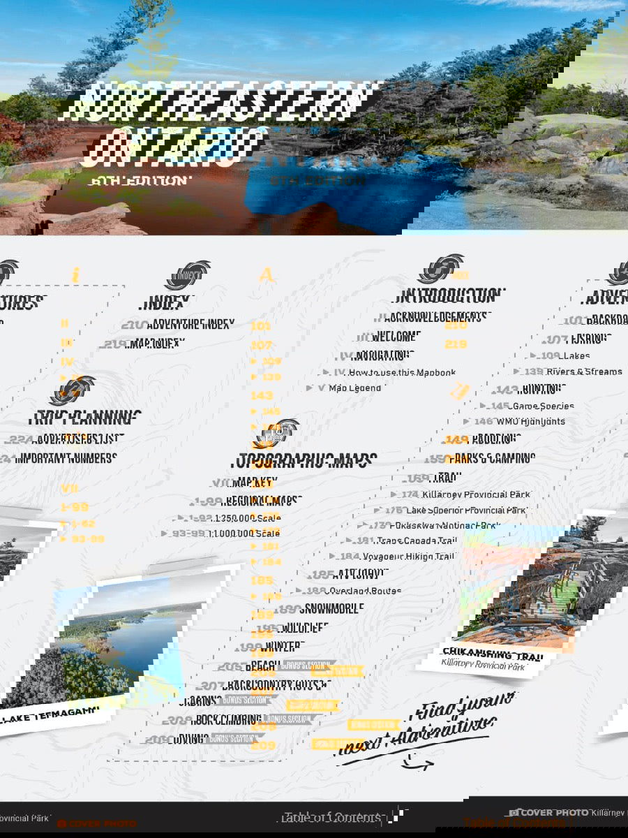 Northeastern Ontario Backroad Mapbook