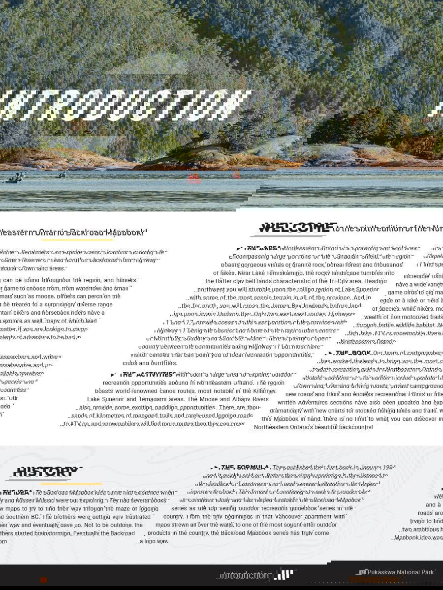 Northeastern Ontario Backroad Mapbook